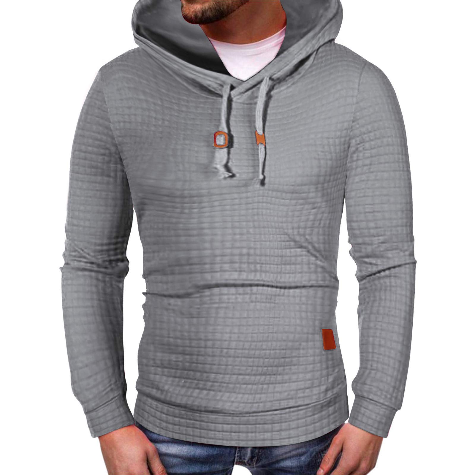 Hombre Conjunto con Capucha Sudadera Ajustada Top Pantalones Deportivos