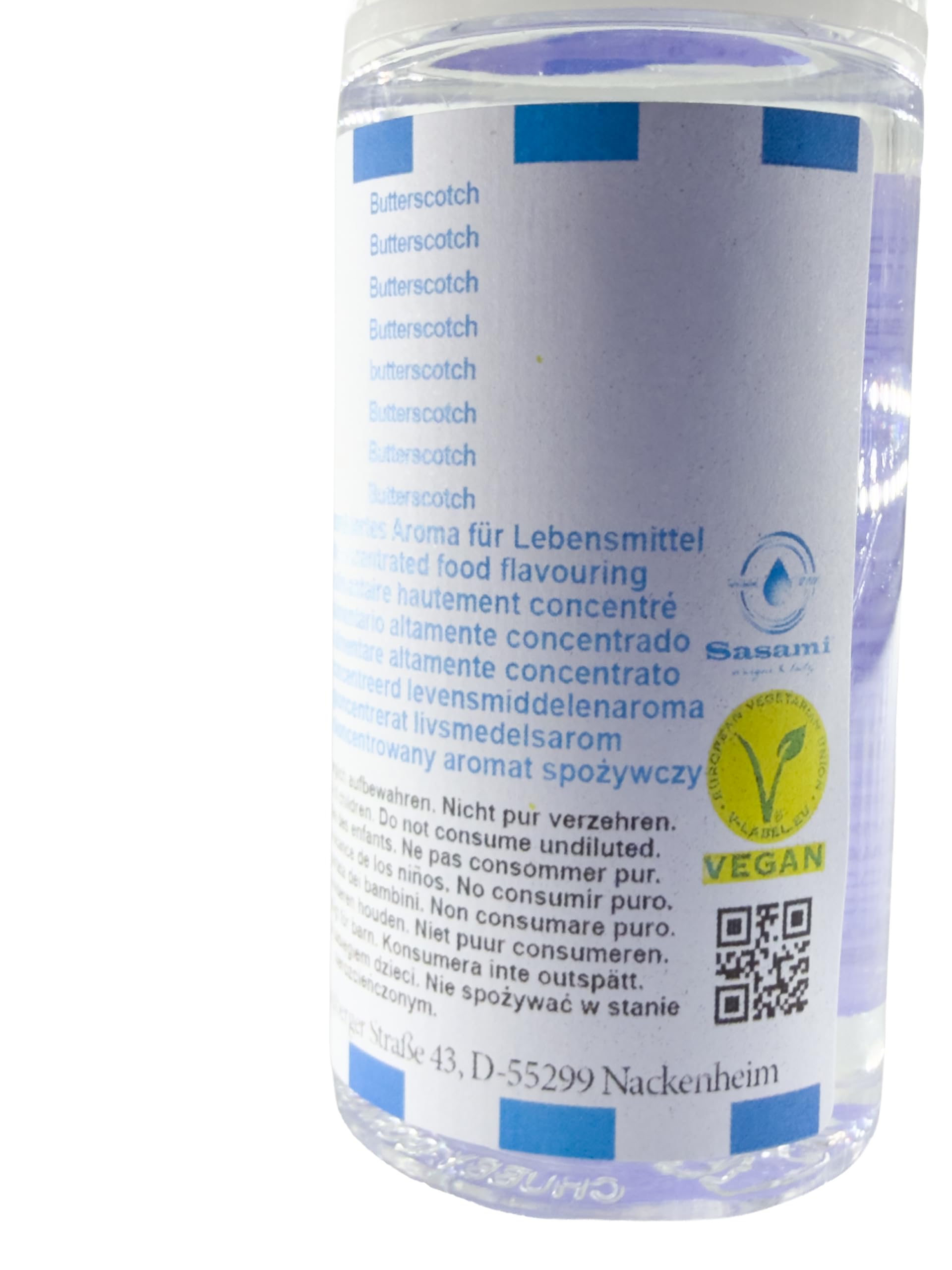 Butterscotch aroma concentrado - Vegano - Sasami - 10ml