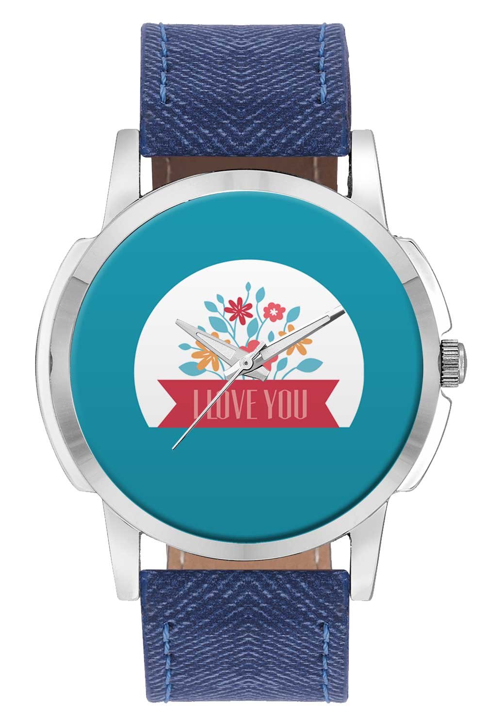 BIGOWL Wrist Watch for Men - I Love You | for Him/Her - Analog Mens and Boys Unique Quartz Leather Band Round Designer dial Watch (B074CNRRD8) Amazon Price History, Amazon Price Tracker