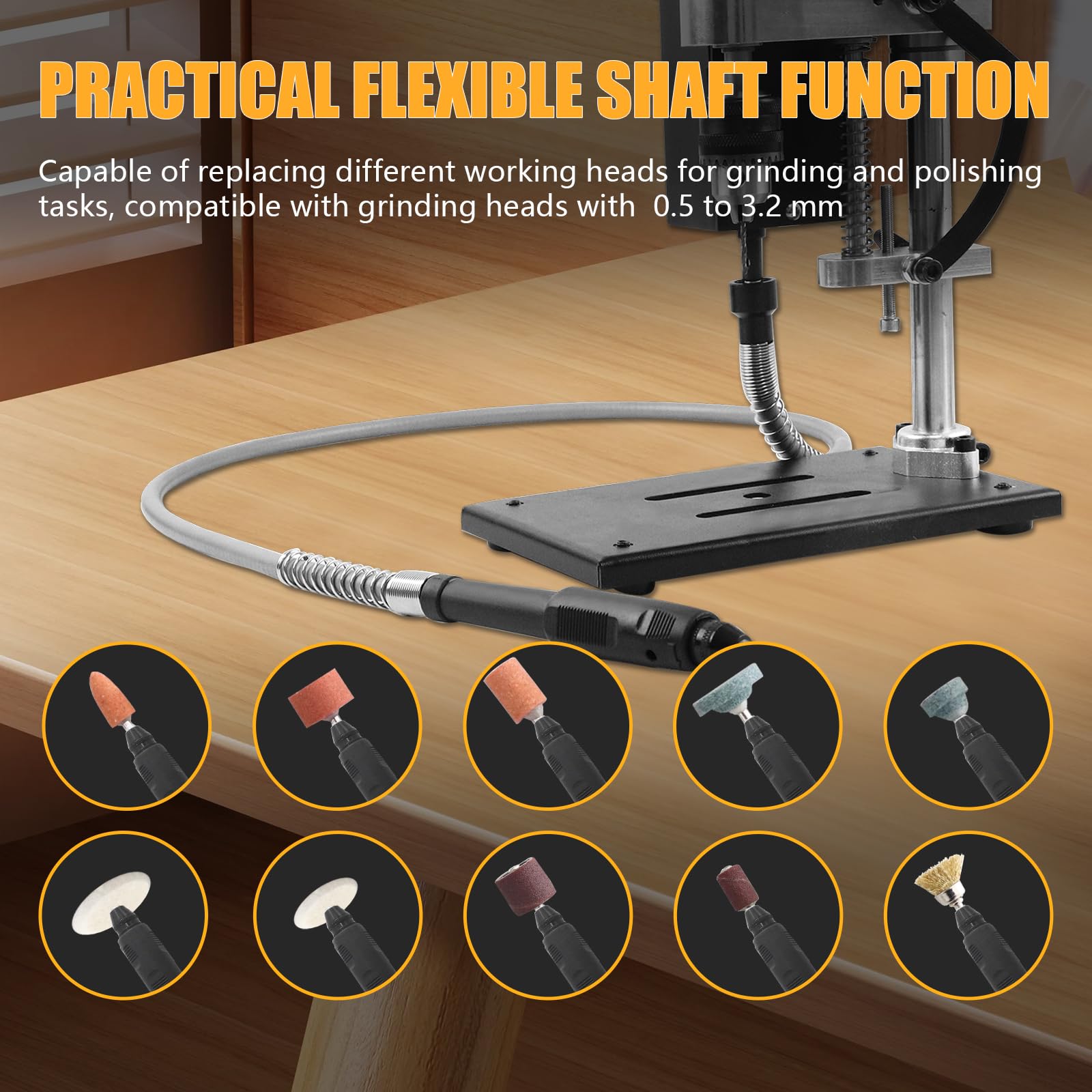 Mini Drill Press - 200W Portable Benchtop -3 Mini Drill Press - 200W Portable Benchtop -3
