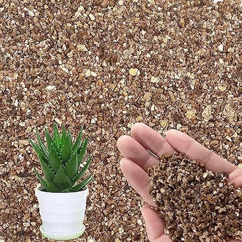2.1qt Organic Vermiculite Bulk Horticultural Vermiculite for Plants Soil Conditioner Additive for Potted Plants Hydroponic Succulent Orchid Gardening Houseplants Potting Mix Seed Starting Seedlings Cover