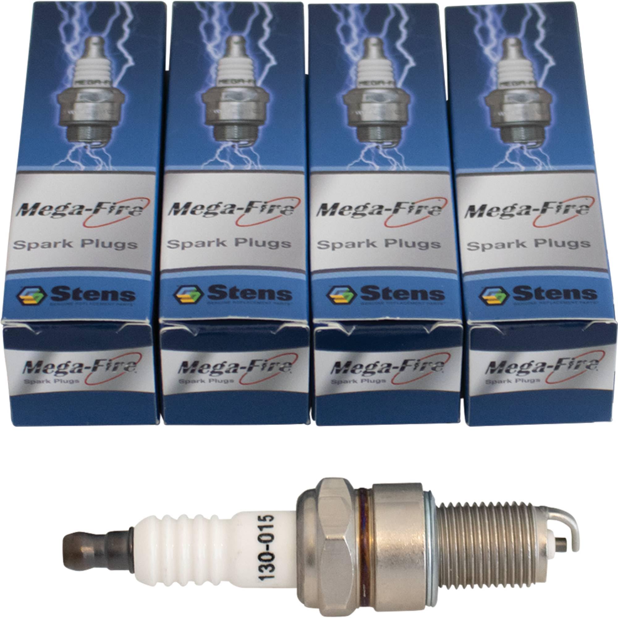 Amazon.com: Mega-Fire Spark Plugs, 130-015-4, 4-Pack : Automotive