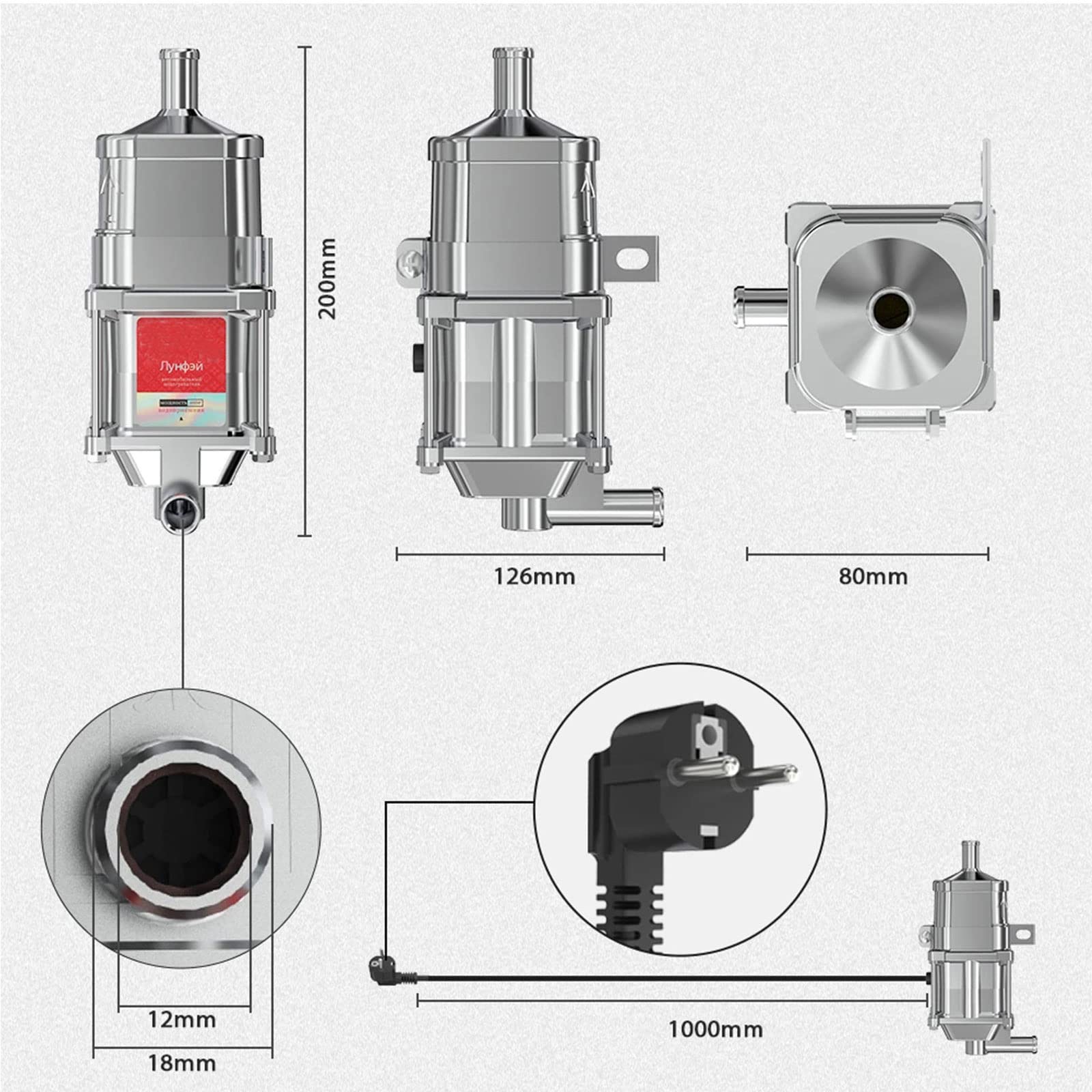 Riscaldatore Del Motore Dell'automobile 3000W Preriscaldatore Del Motore 220V Riscaldatore Ausiliario Del Liquido Di Raffreddamento Automatico Riscaldamento EU