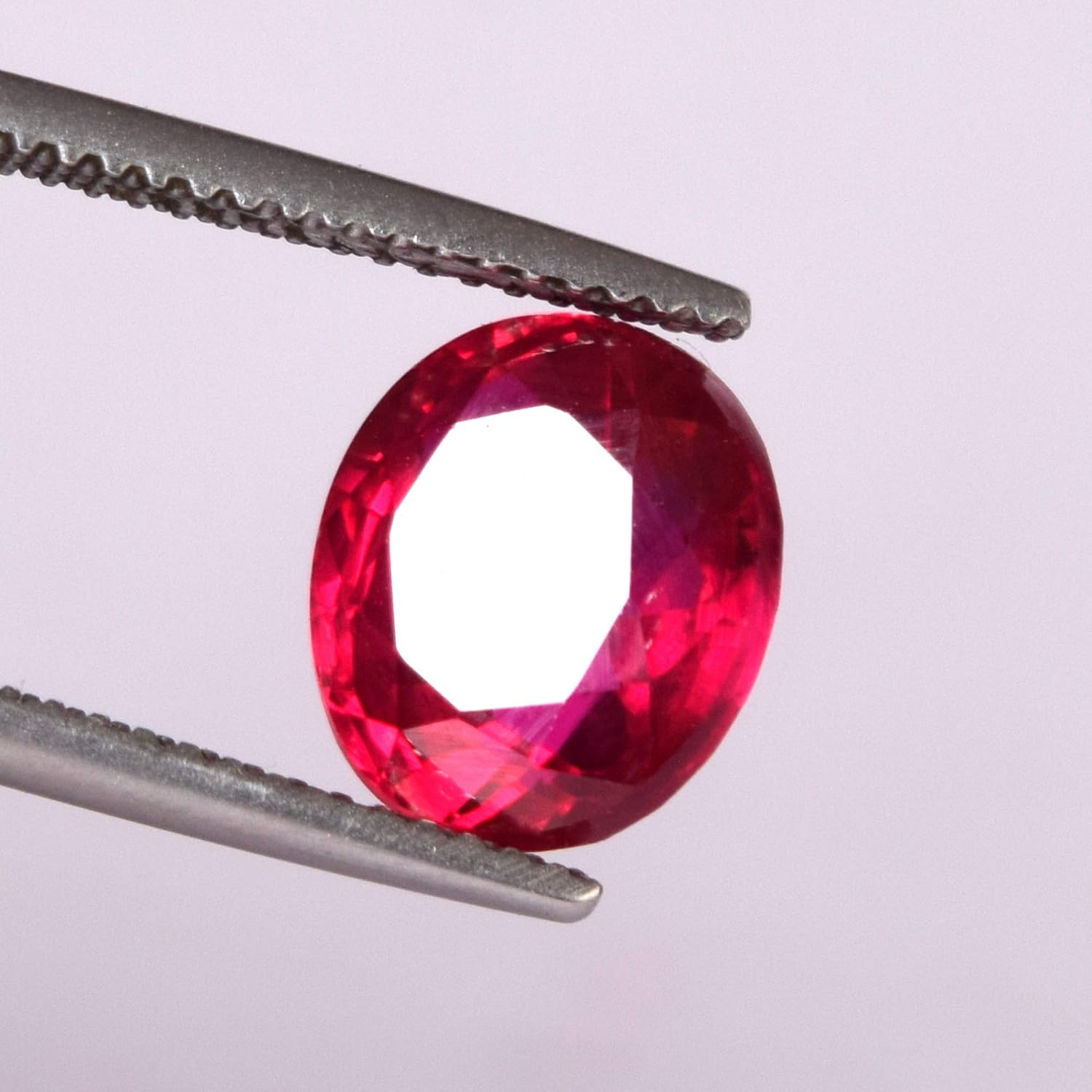 REAL-GEMS 5.00 Carat Oval Red Kunzite, Certified Loose Gemstone