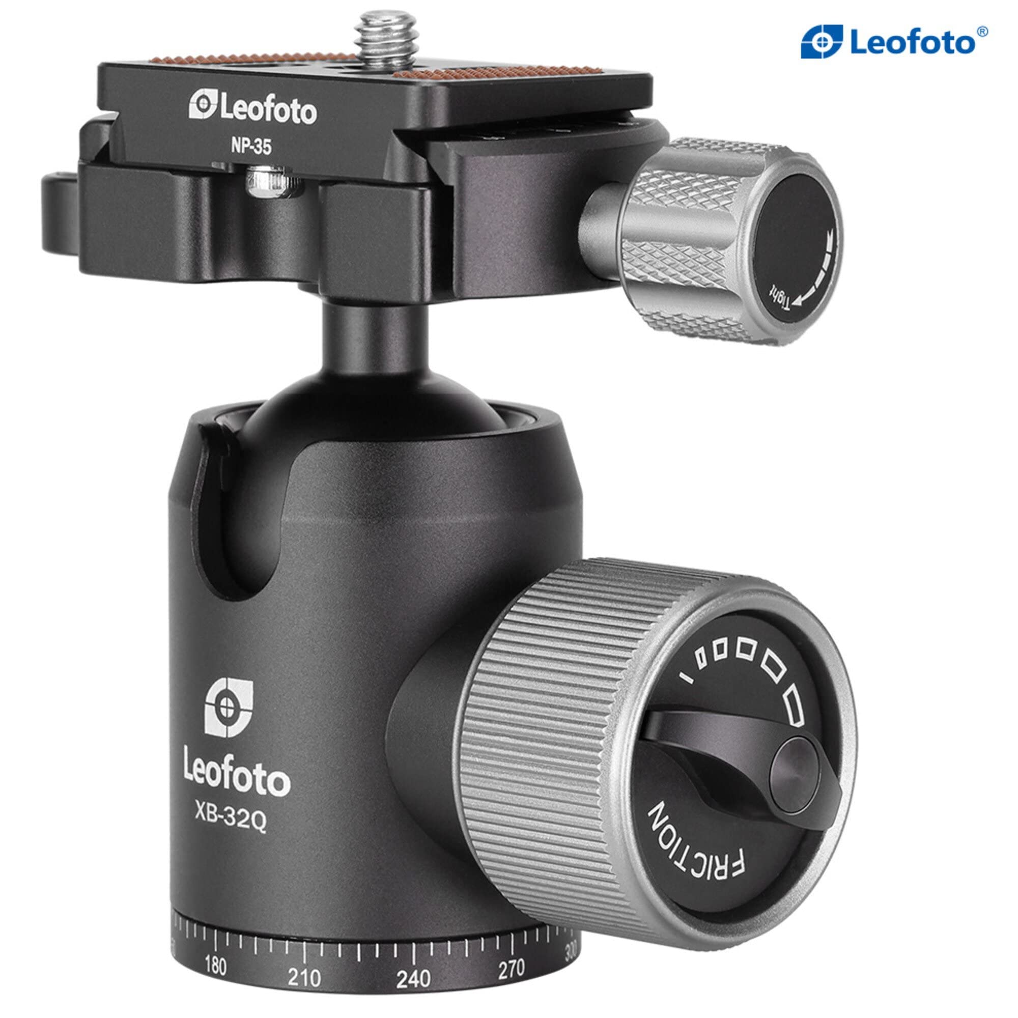 Leofoto - Urban - Treppiede in carbonio con testa a sfera - Facile da usare - Testa a sfera girevole a 360 gradi - LX-225CT + Ballhead XB-32Q