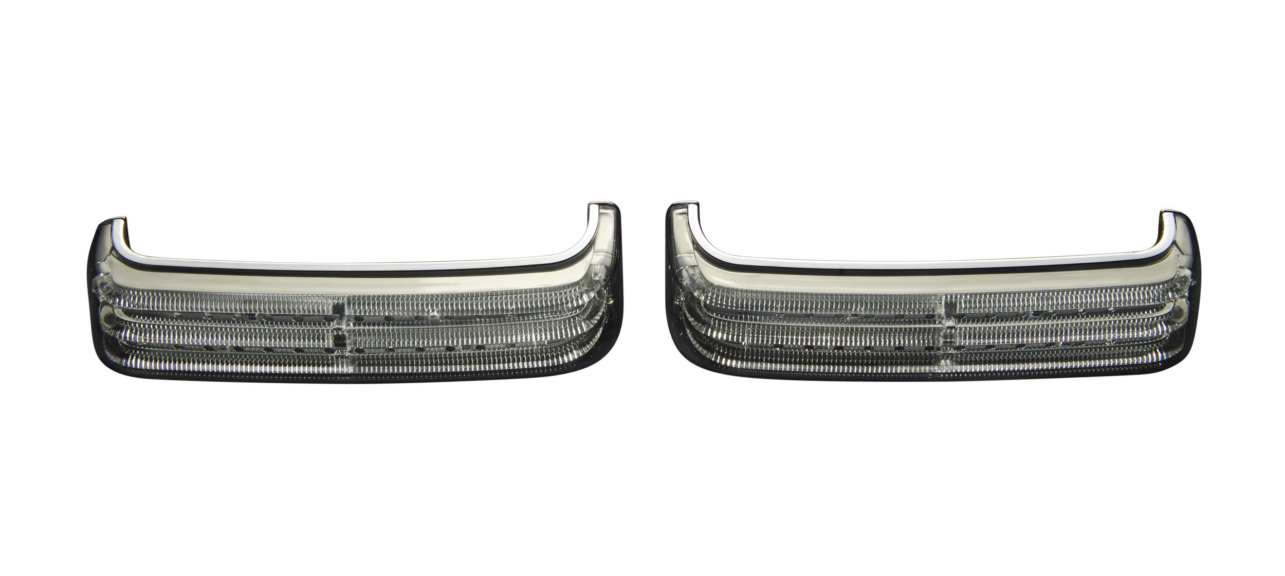 Custom Dynamics ProBEAM SEQUENTIAL Saddlebag Lights for BCM Bikes 2014+ - Chrome w/Smoke Lens