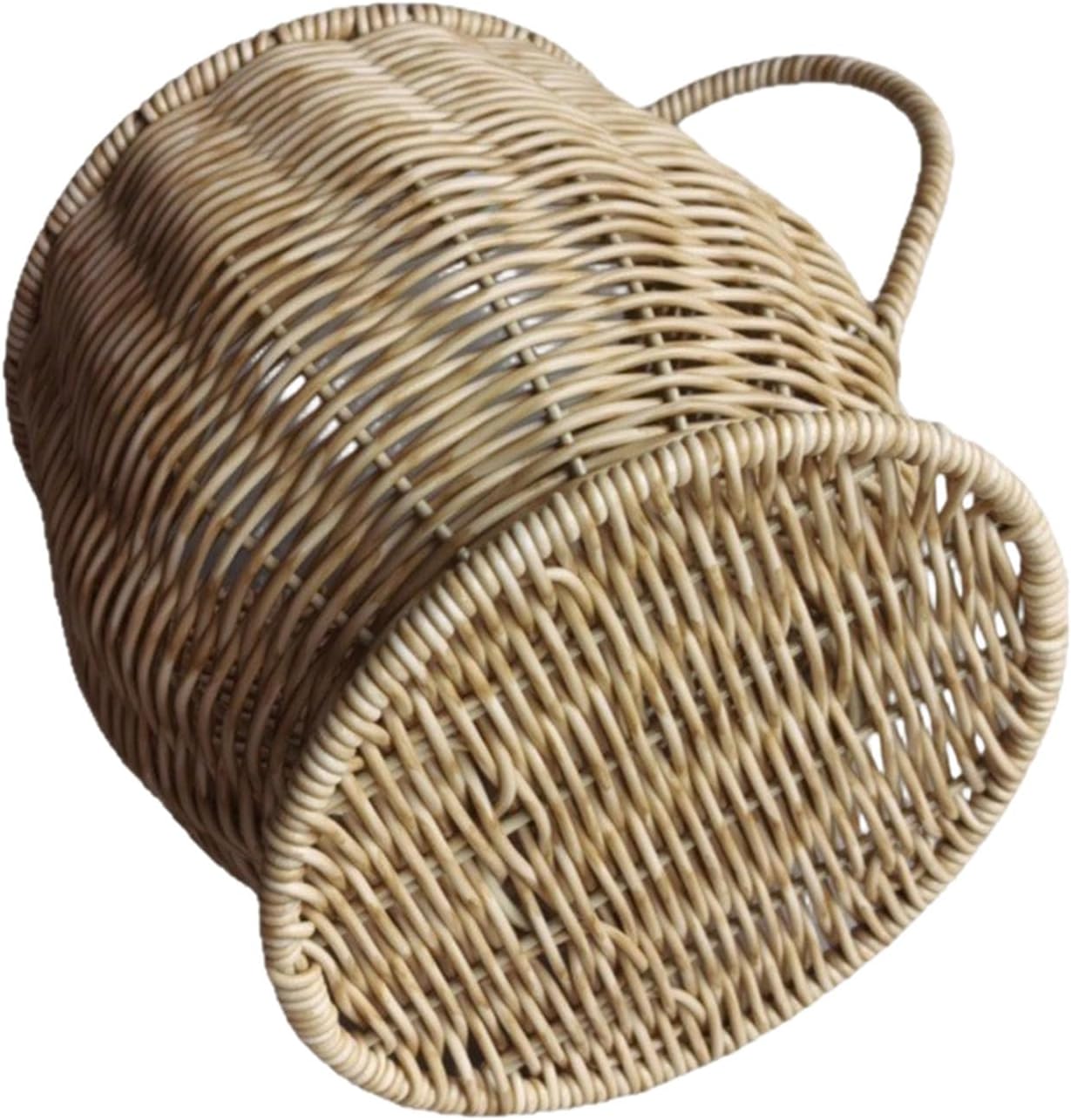 Accessories Organiser with Weave Pattern Coffee Pods Holder Basket for Kitchen Countertop and Offices Desk Permanent Presentation Coffee Basket