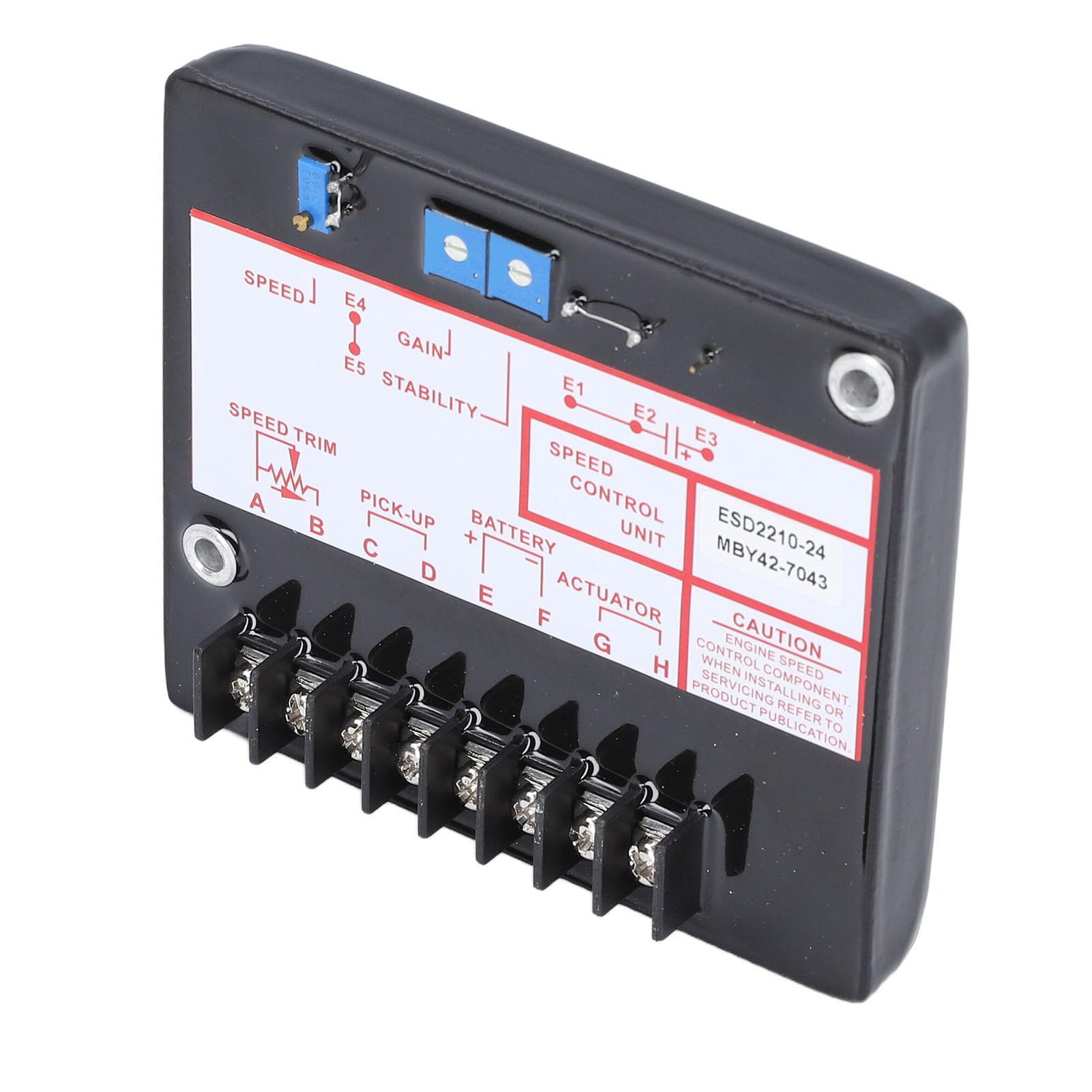Sterownik Prędkości Generatora Elektroniczny Uniwersalny Regulator Prędkości Silnika Płyta Sterująca 12–24 V Prądu Stałego do Sterowania Silnikiem za pomocą Regulatora DOKŁADNA SZYBKA I W