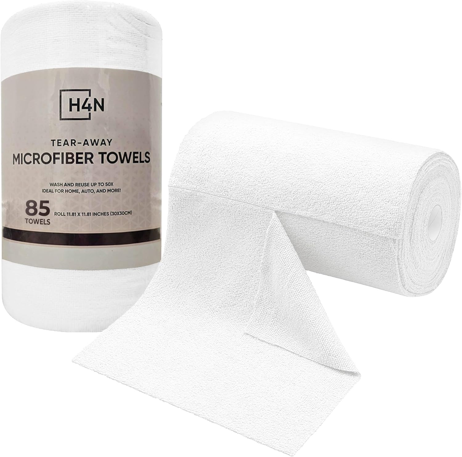 Amazon.com: H4N Microfiber Cleaning Cloth Roll, 85 Pack Micro Fiber ...