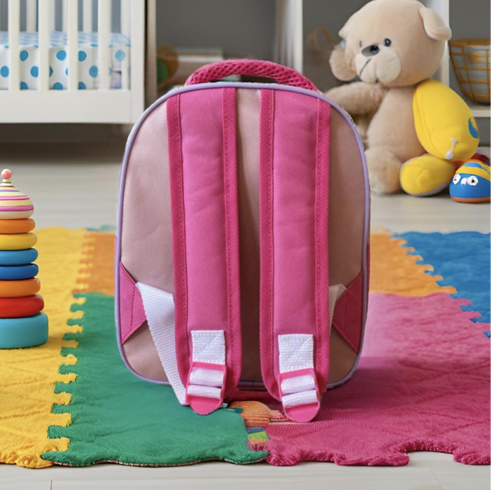 Superdiver - Zaino infantile di Minnie Mouse - Licenza ufficiale Disney - Ideale per scuola e asilo - Perfetto per bambini e bambine - Colore rosa - Dimensioni: 24x20x10 cm