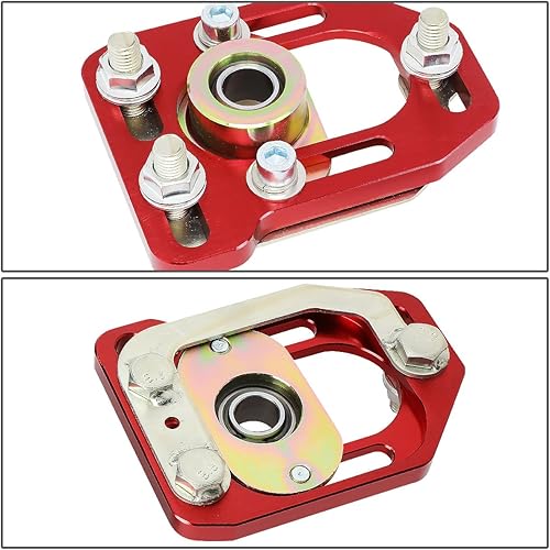 Miniatura 7 de DNA Motoring CBK-PLT-FM79-BL Placas de camberruedas delanteras azules para Ford Mustang 79-89