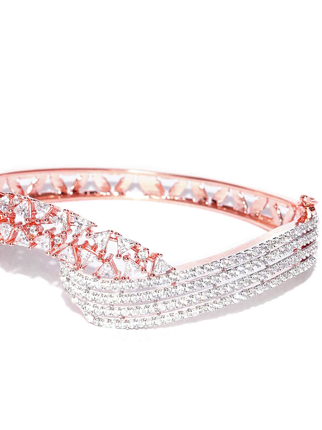 Love Bound Bracelet for Bangle-Style Geometric Interlock Closure