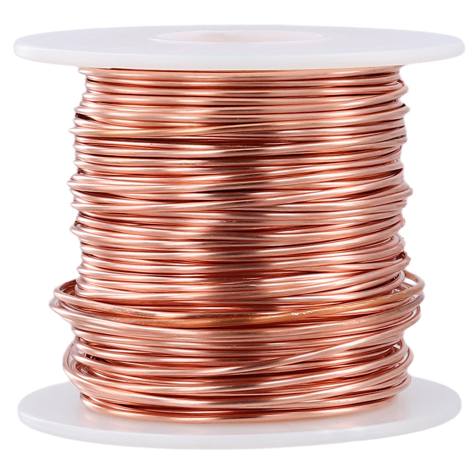 Kupferdraht 1,3 mm, 42 Meter Rosegoldfarben Kupferlackdraht, Gardening Kupferdraht für Handwerk und Garten