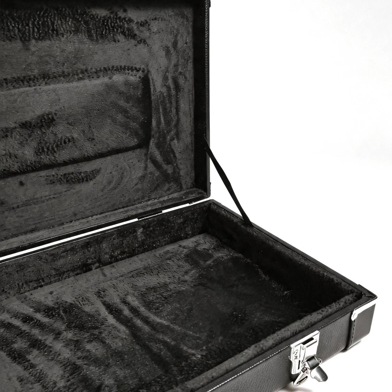 Milageto E-Gitarrenkoffer mit Plüschfutter Stoßfest E-Gitarrenkoffer Abschließbar Instrumentenkoffer für Musiker, Proben