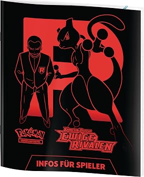 Pokémon - Trading Card Game: Top Trainer Box Crimson & Purple - Eternal Rivals (1 Full Screen Promo Card 9 Booster Packs and Premium Accessories)