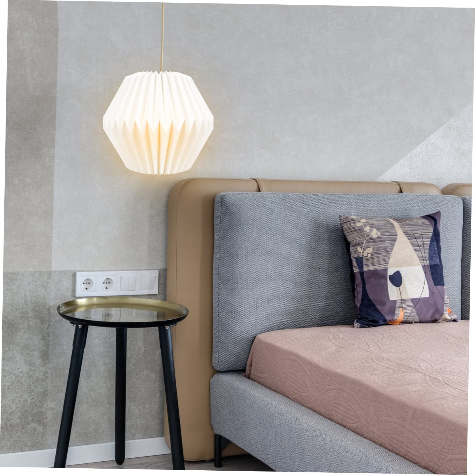 Mikikit 3pezzi Lampadario Stile Nordico Con Paralume Geometrico Design Elegante e Creativo Facile Da Installare Per Casa Negozio e Hotel