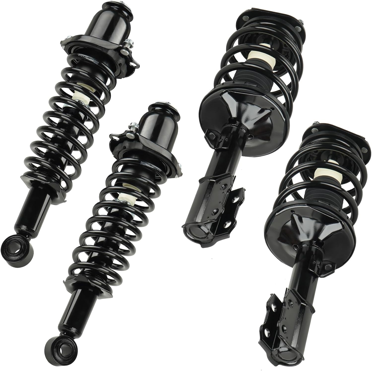 Front and Rear w/Coil Strut Shock Absorber for Toyota Corolla 2003 2004 2005 2006 2007 2008 (Exc. XRS), Complete Springs Struts Replace for 171373L, 171373R, 172114, 172115, 4pcs