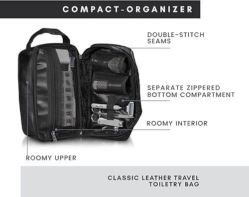 Miniatura 2 de Mens Toiletry Bag Dopp Caso de afeitado para viaje