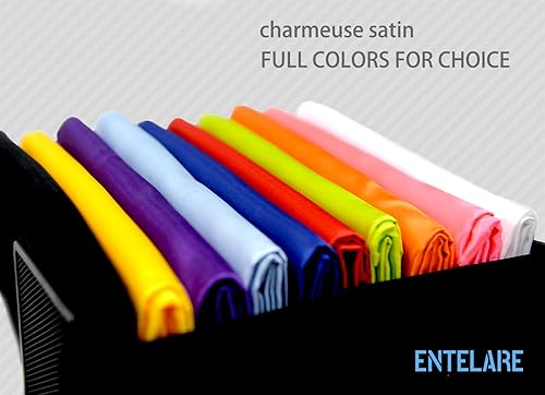 Miniatura 2 de The Yard Entelare - Tela de satén para disfraces y manualidades, 58 pulgadas de ancho (blanco 1 yarda)