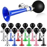 12 Pcs 6 Assorted Colors Bike Horn with Rubber Squeeze Bulb for Bike Sports Party Supplies Cycling Party Decorations