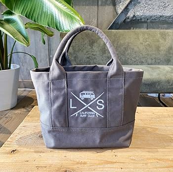 Amazon.co.jp: 西海岸系 LUSSO SURF ミニトートバッグ グレー