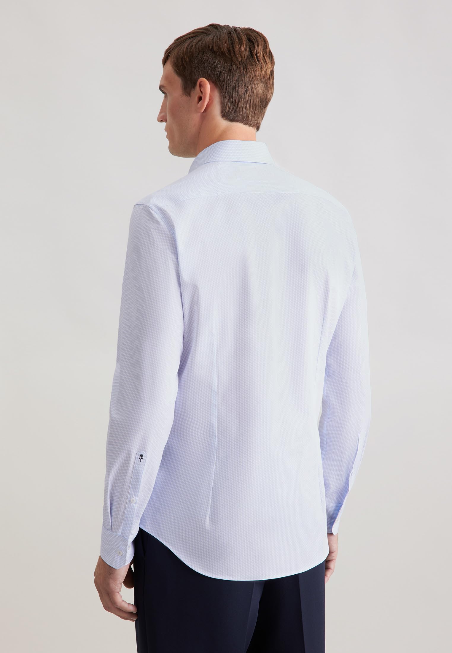 Seidensticker Herren Slim Fit Langarm Business-Hemd Hemd (1er Pack)