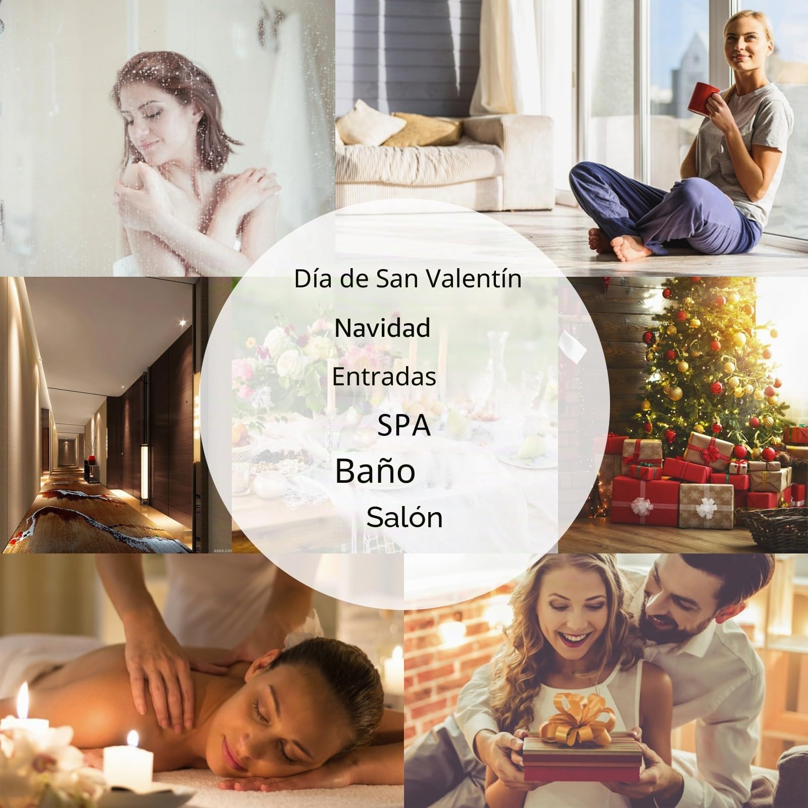 SCENTORINI Ceras Perfumadas para Derretir Aromáticas 100% Cera de Soja Fragancia, Aromaterapia，Aroma Lino Fresco, Bosque Bohemio, Brisa Marina, Viento en Verano 70.9 g x 4