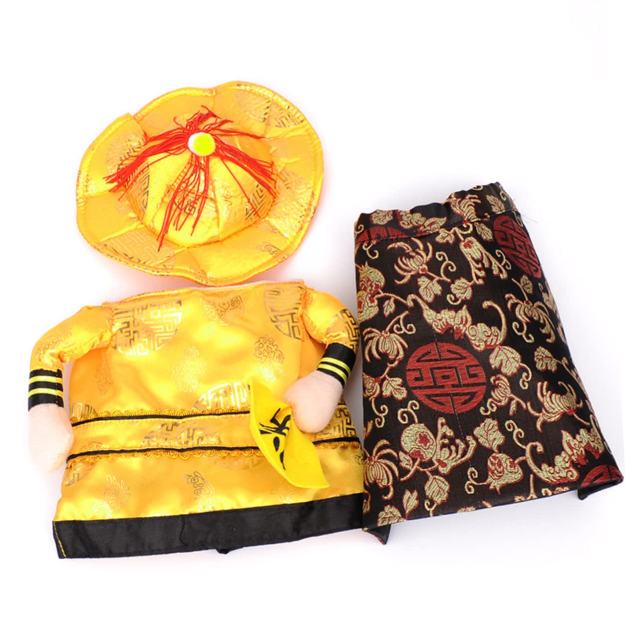 FOMIYES 3stücke Funny Standing Pet Costume Chinesischer Cosplay Anzug Für Kleine Hunde s Lustige Tierbekleidung Für Partys Und Besondere Anlässe Und Einfach Anzuziehen