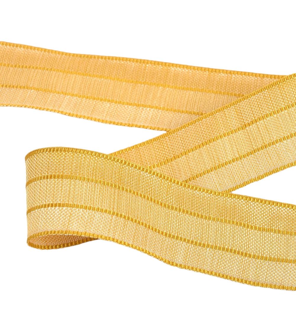 Bobina 25 m, nastro 3 tonalità, 30 mm, giallo senape