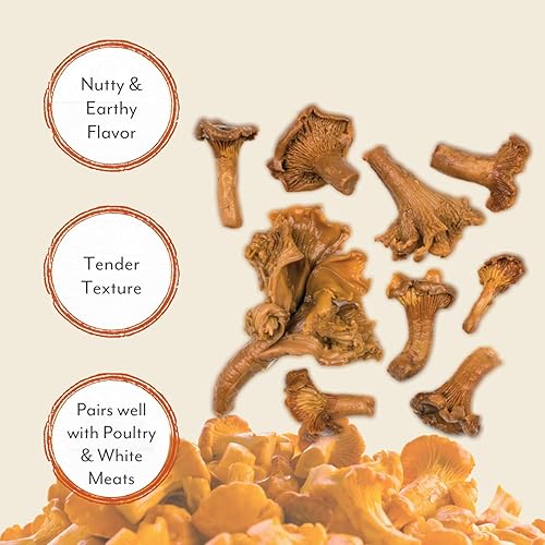 Miniatura 3 de Roland Foods Champiñones rebozuelos enlatados, alimentos enlatados especiales, lata de 7.9 onzas