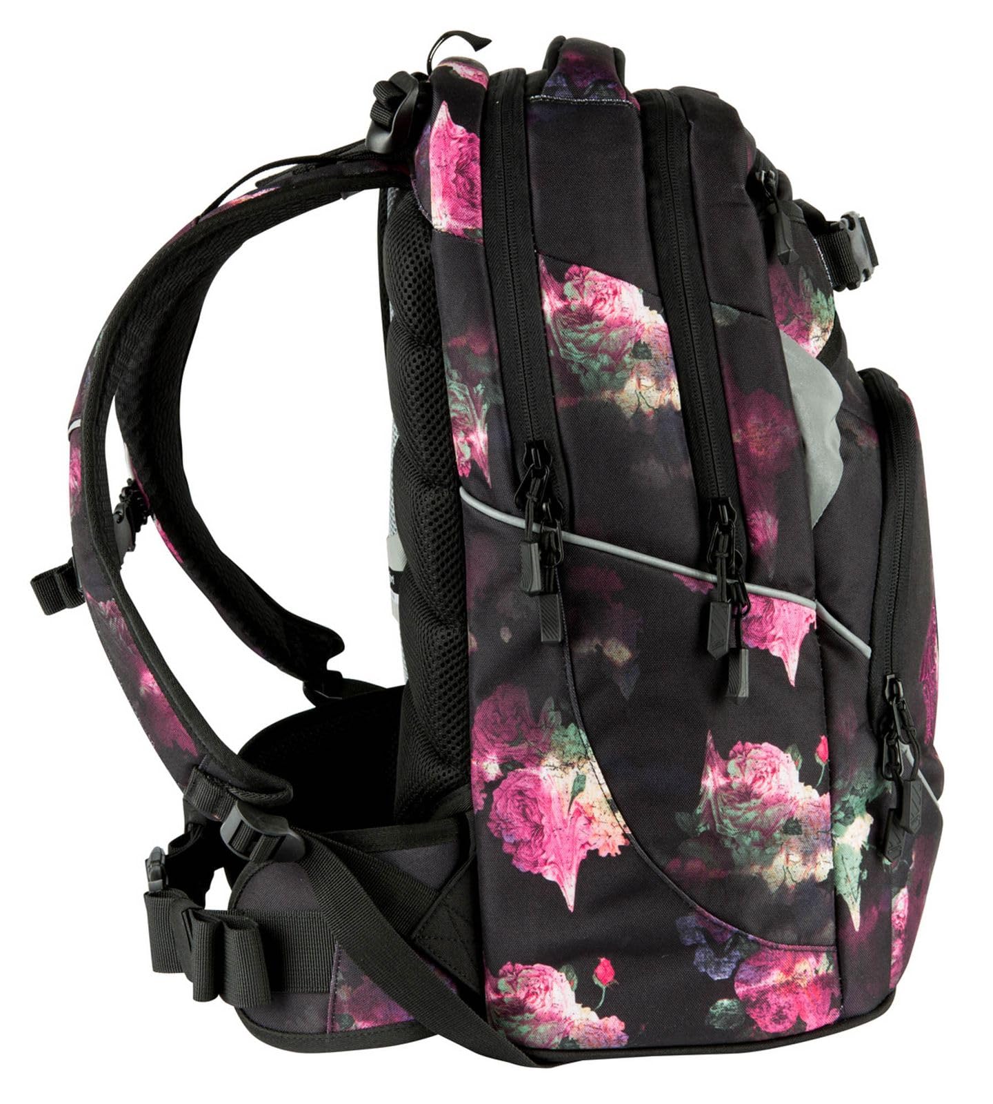 Nitro Superhero Schulrucksack, Rucksack, abnehmbarer Hüftgurt, robuste Bodenplatte, Thermotasche