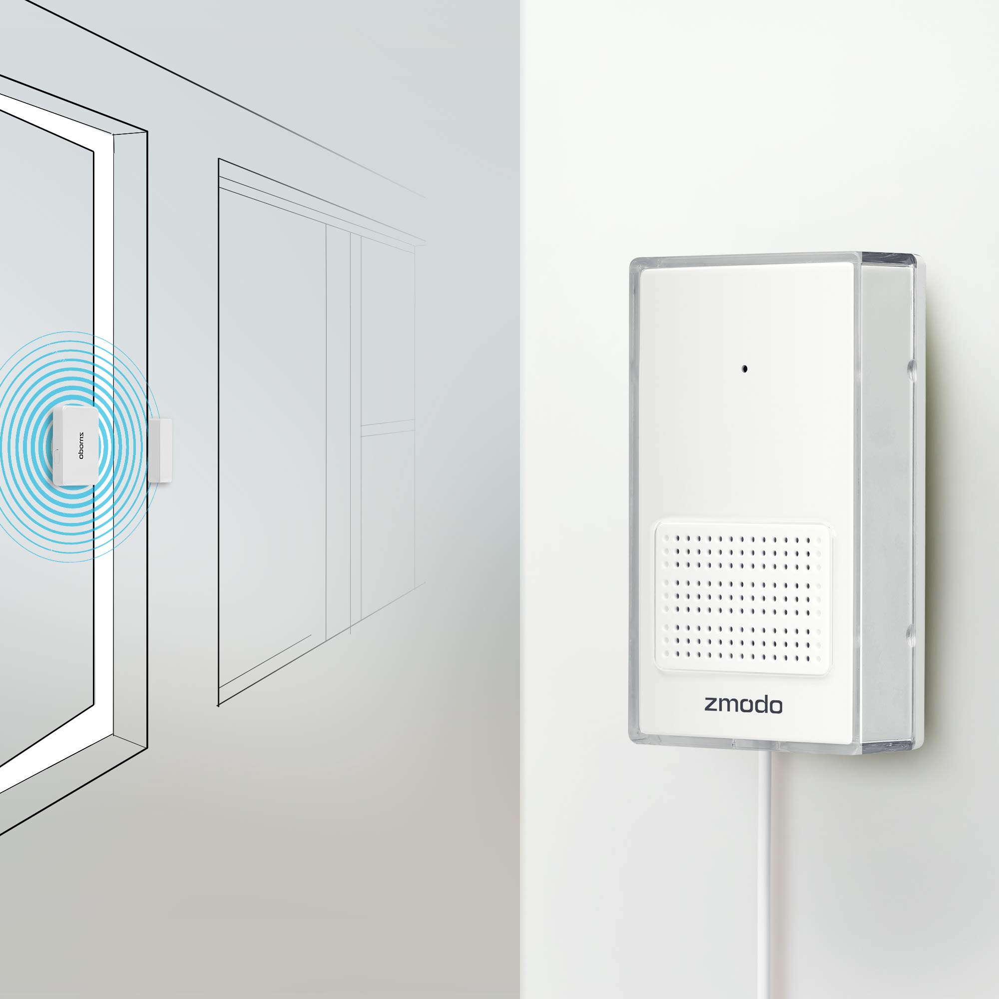 Amazon.com: Zmodo SD-H2101 Smart Video Doorbell/Door Chime with