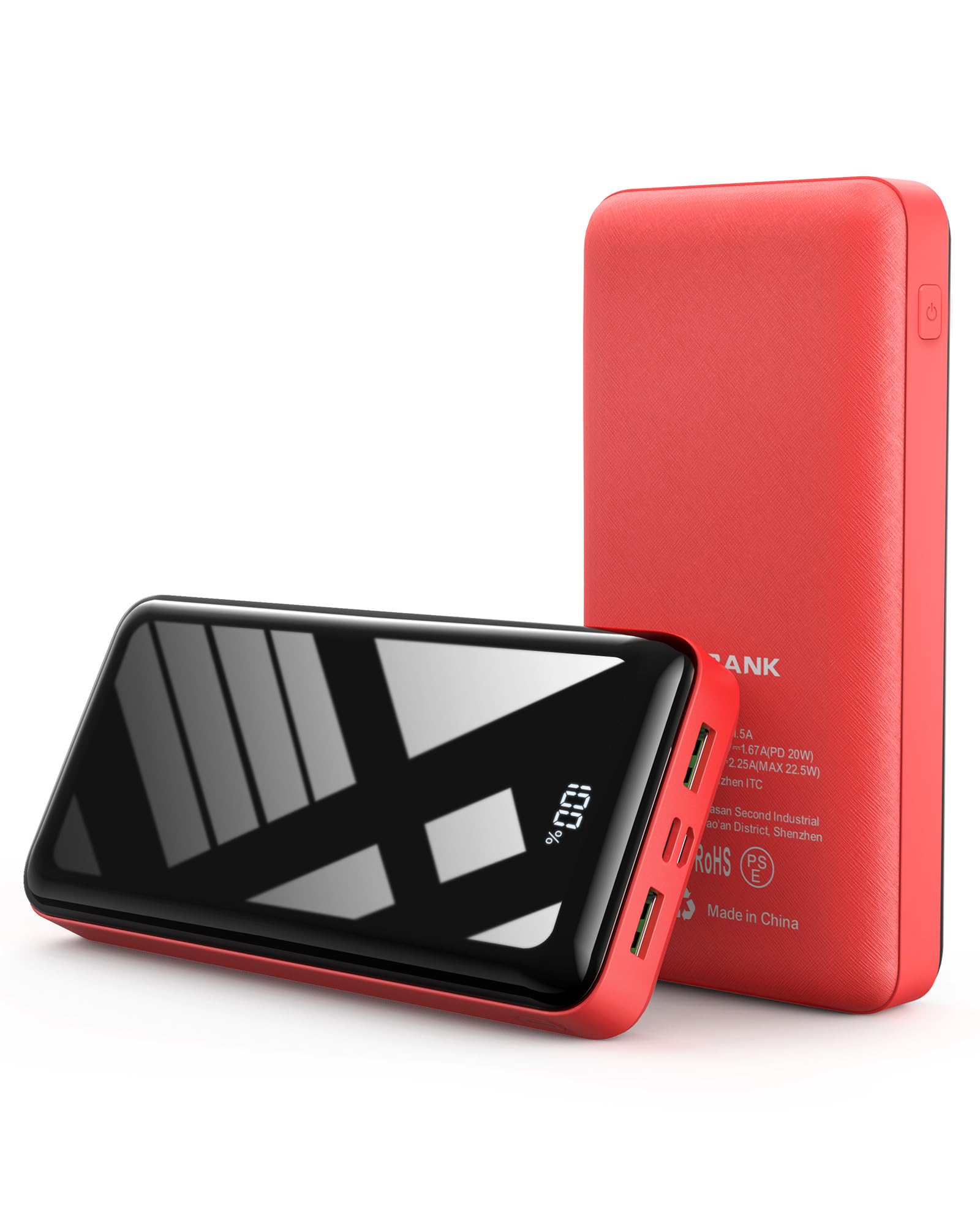 Power Bank 27000mAh Fast Charging 22.5W USB C Portable Charger