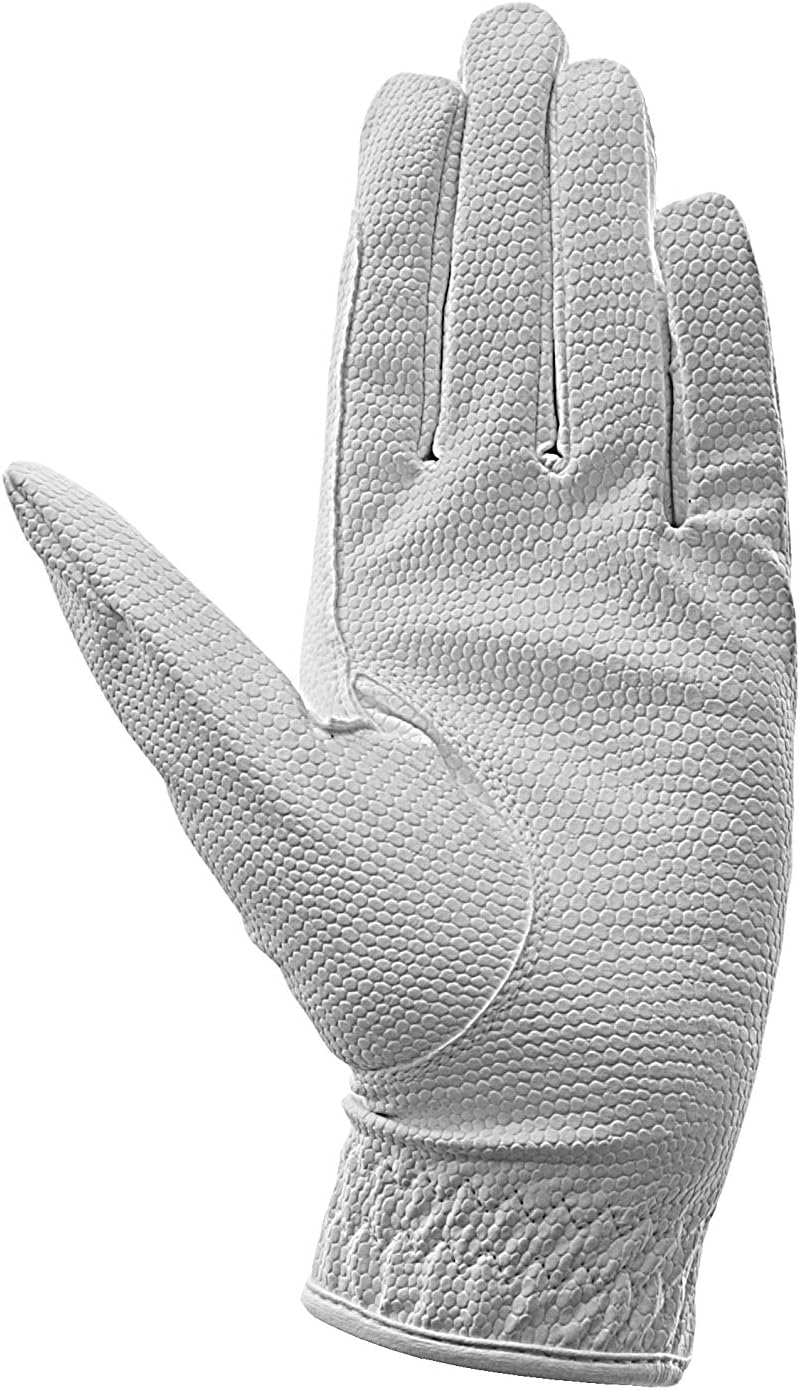 Isabella Ladies Synthetic Leather Equestrian Horse Riding Gloves, sz 5-9