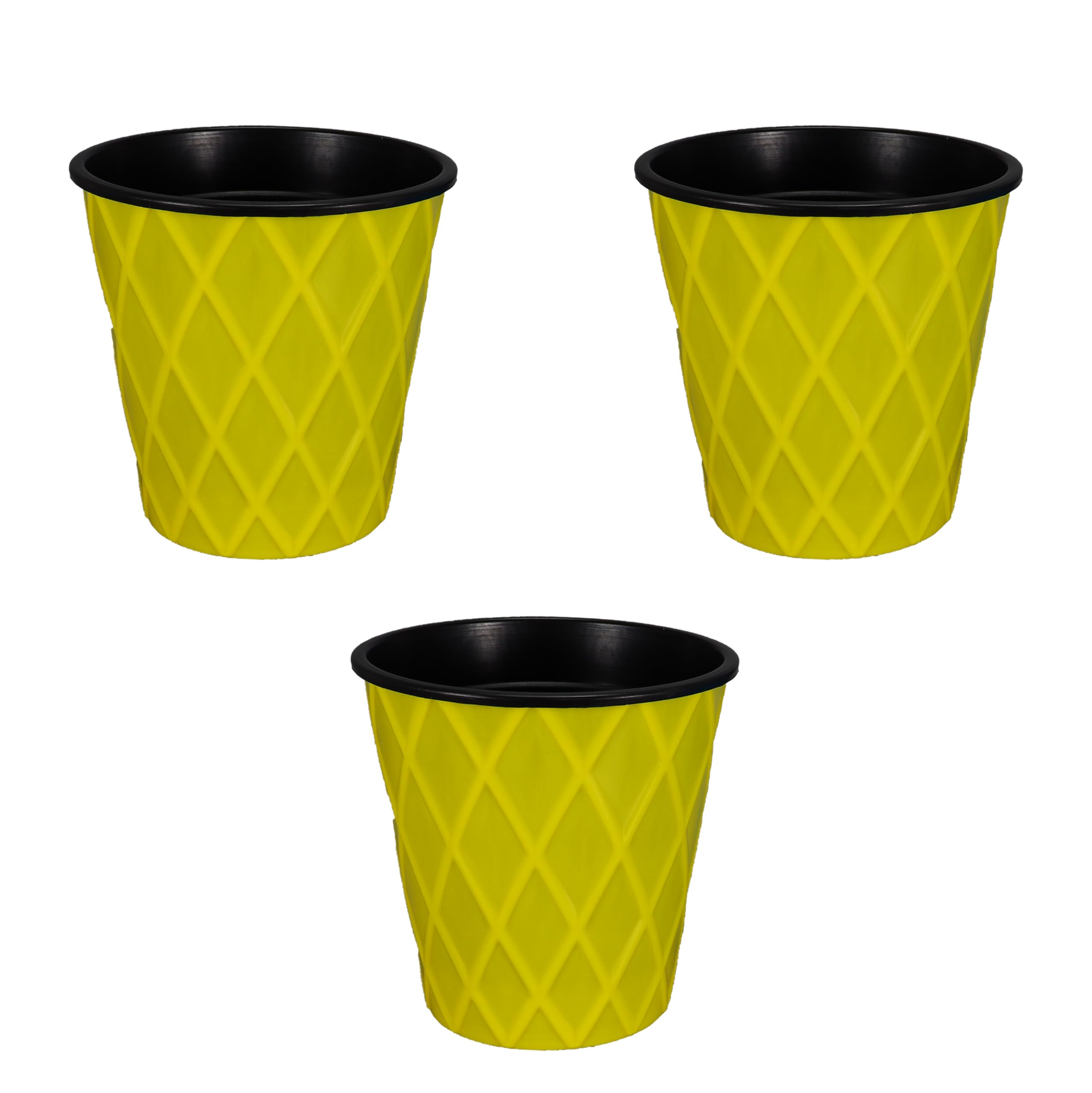 KENLIA 7 Inches Plant Pot with Self-Watering Modern Planter for Indoor, Outdoor & Balcony Flower Garden (Colour- 3 Yellow) Set of 3 with Inner Pots (Yellow) (B0CB3Q8HWP) Amazon Price History, Amazon Price Tracker