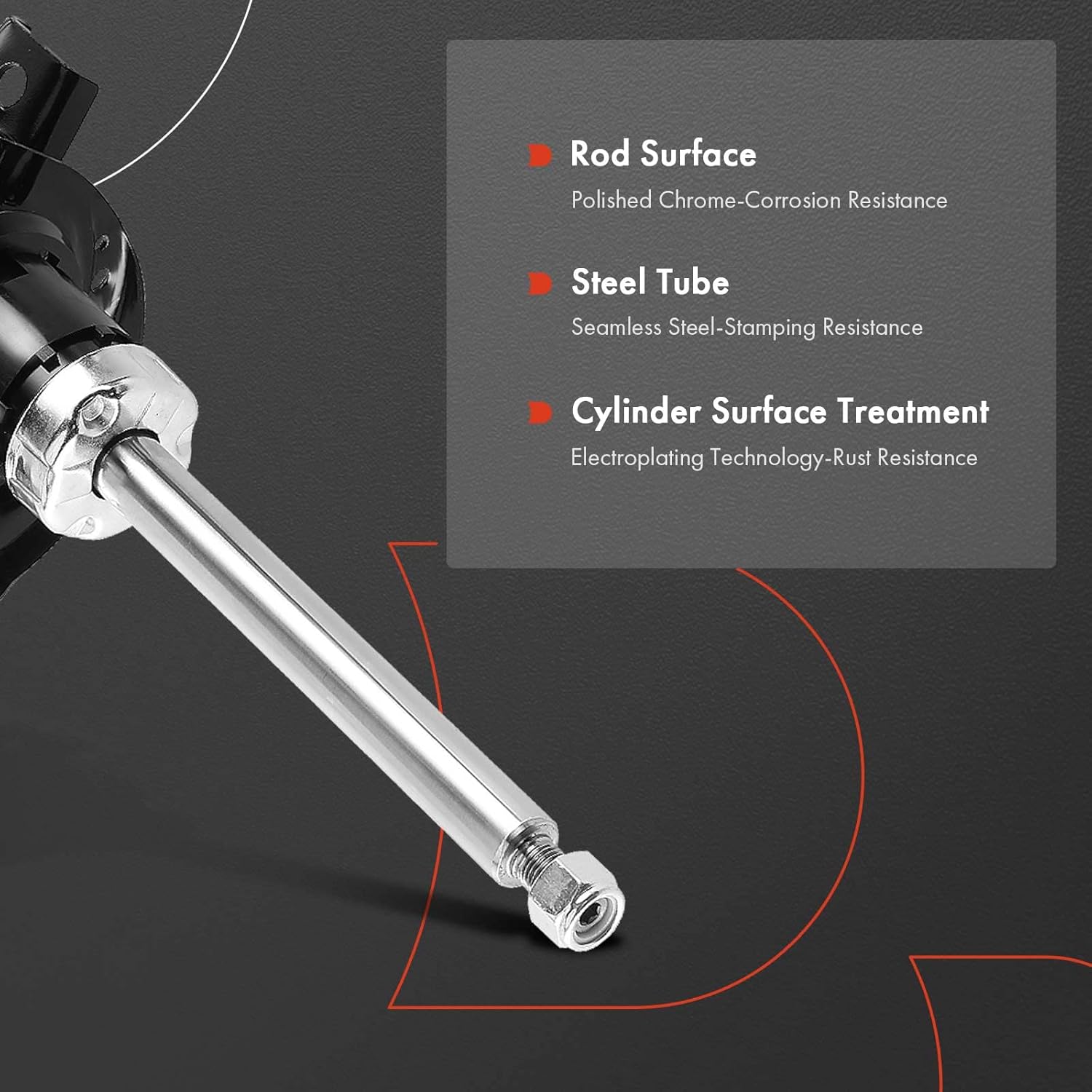 A-Premium Front Pair [2] Strut Assembly Compatible with Volkswagen Golf 2020-2021, Golf 2019 1.4L 2.0L, Golf 2015-2018 1.8L, Golf 2015 2.0L, e-Golf 2015-2019 & Audi A3/A3 Quattro 2015-2017
