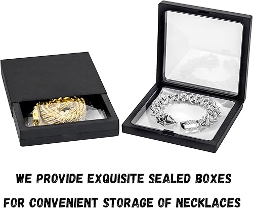 Miniatura 5 de Mens Cuban Link Chain SilverGold 8''16''18''20''22''24'' Necklace Iced Out Thick Chain For Women Bling Diamond Cut Cuban Link Chains For Men Hip Hop