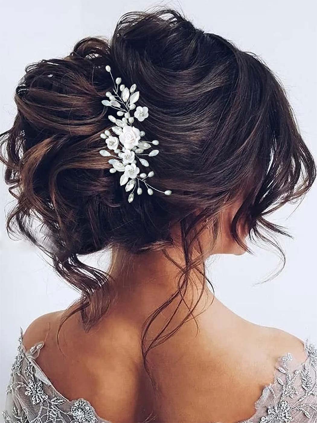 Splla per capell da sposa con fogle Parrucchno a fogla da - Etsy