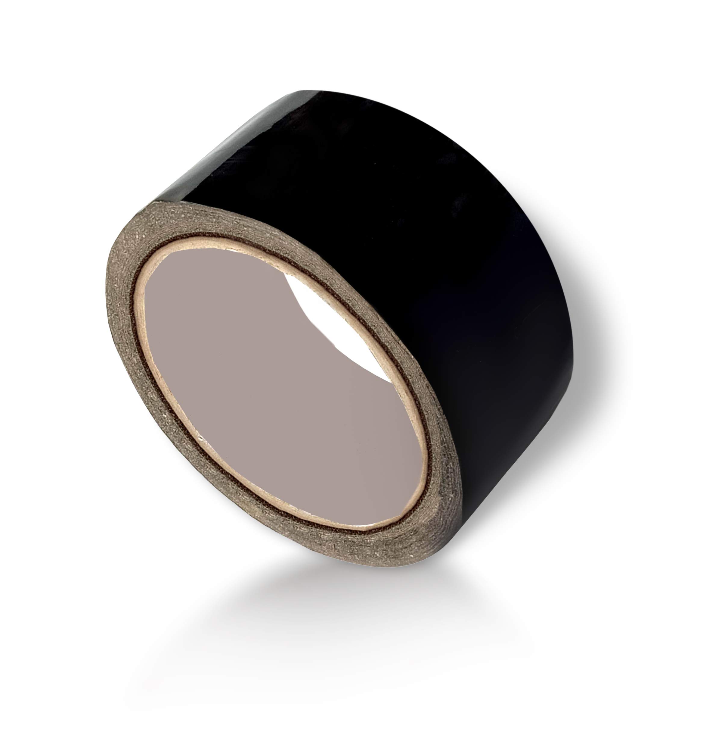 BGH Cello Tape for Packing, 2'' INCH Width, 65M Length, Art and Craft Material, Color- Black,Pack of 1PC