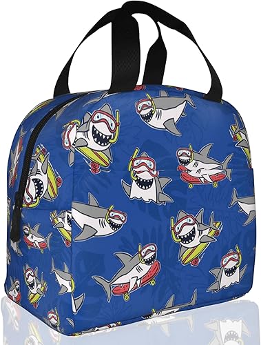 Miniatura 15 de Lonchera térmica con diseño de tortugas marinas en acuarela, lonchera reutilizable para mujeres y hombres, bolsa térmica térmica para niños,