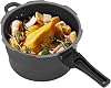 Pressure Cooker 6.35 Qt Stainless Steel, Commercial Stove Top Pressure Cooker Pot Stovetop Fast Cooker Pot Pressure Small Canning Pot with Lid for Home for Stewing, Steaming, Canning