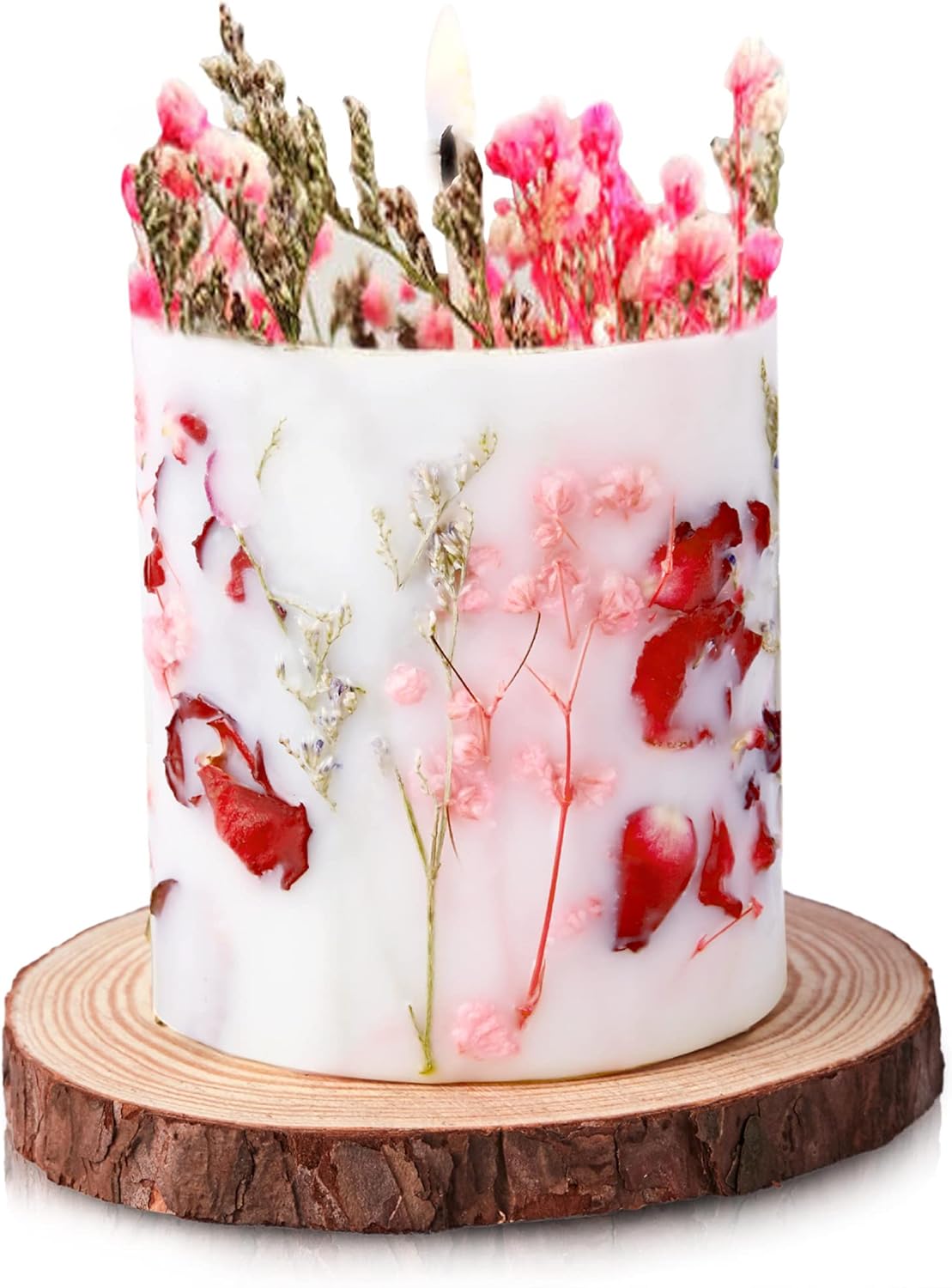 Magical Moment Freesia Flower Candle All Natural Hand Poured Botanical Soy Wax, Clean Burn Eco Friendly, Aesthetic Home Décor & Gift, 3.5 Inch