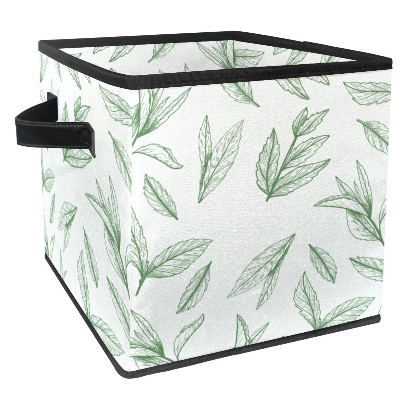 Boîte de rangement pliable en tissu cube pour placard et organisation de chambre