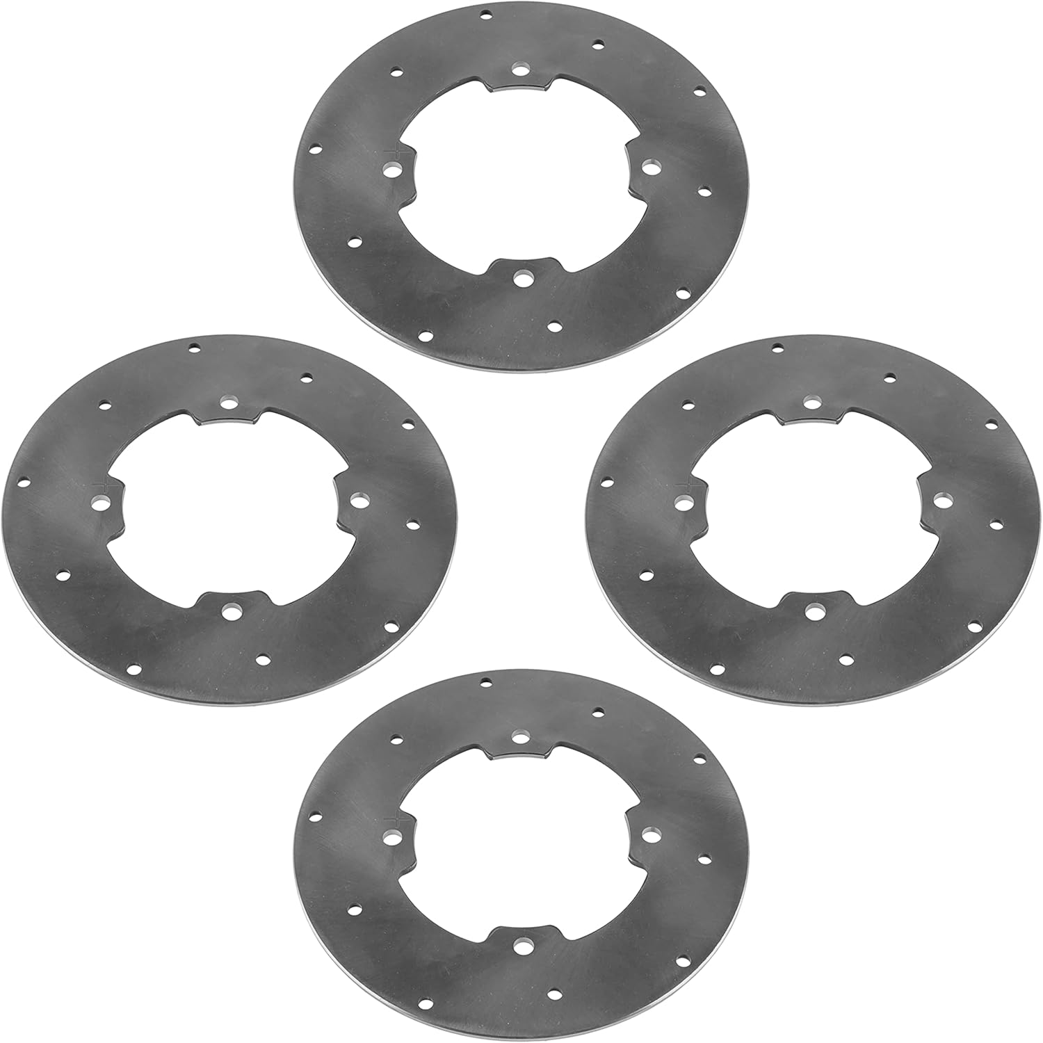 Caltric 4x Front and Rear Brake Disc compatible with Arctic Cat Wildcat Trail 700 4x4 2014-2017 2020