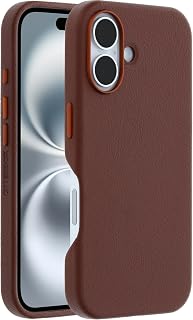 OtterBox Symmetry Serisi Kaktüs Derisi MagSafe iPhone 16 Uyumlu Kılıf, Darbeye ve Düşmeye Karşı Koruyucu İnce Koruyucu Kılıf, Kahverengi