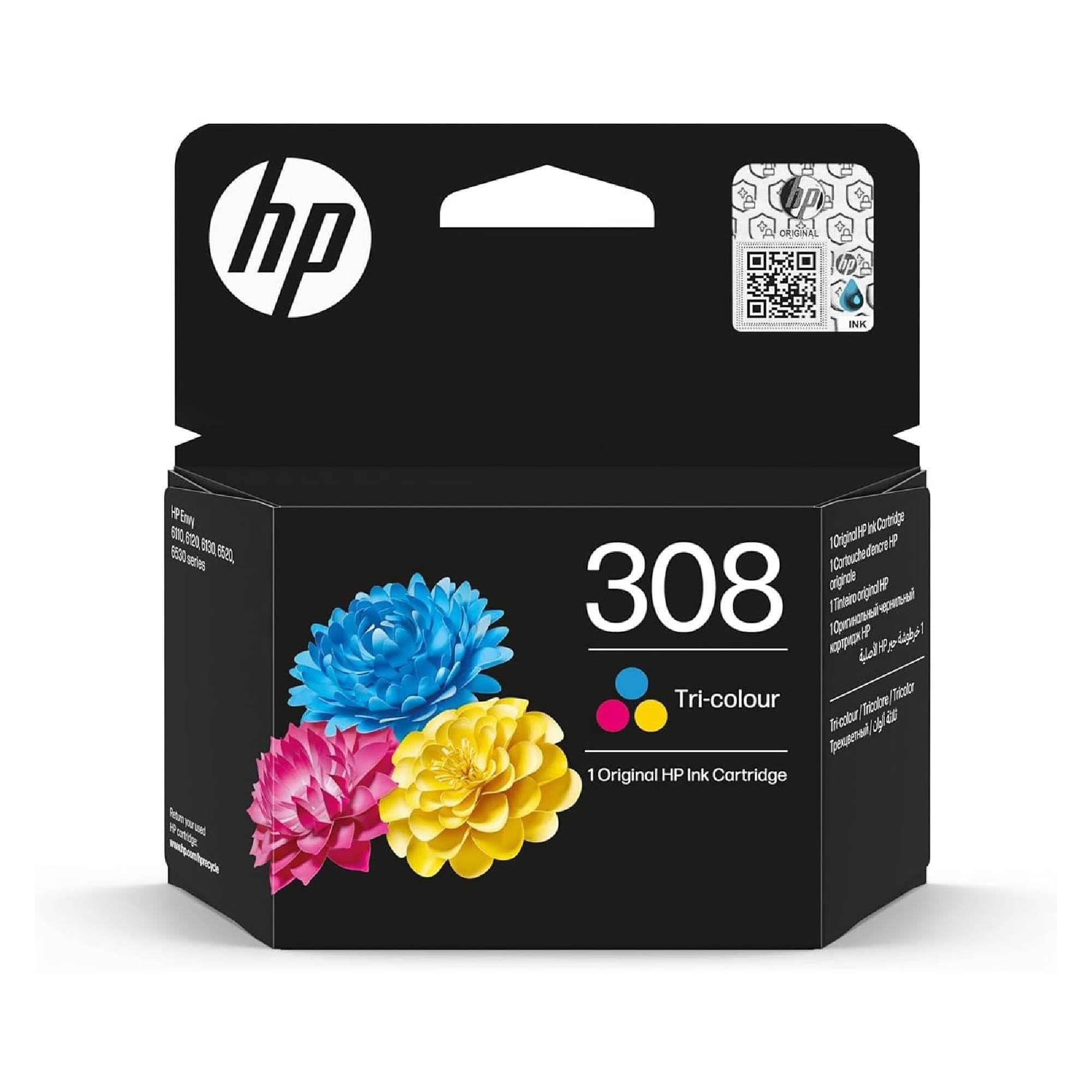 HP 308 Cartouche d’Encre Trois Couleurs