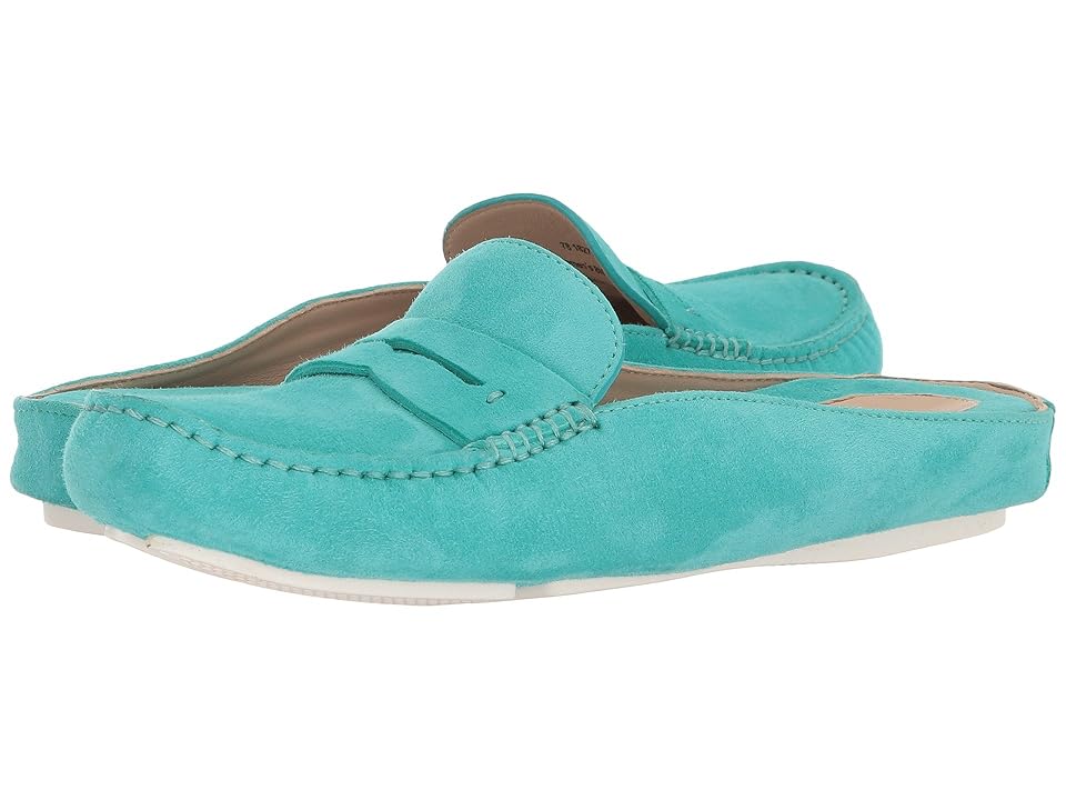 

Johnston & Murphy Myah (Aqua Kid Suede) Women's Slip on Shoes