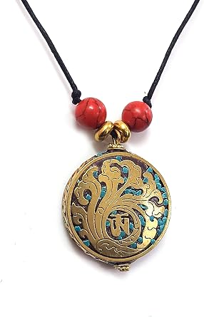 Astroghar Tibetan Om urja Symbol Crystal Bodhi Satva Tree Of Life Pendant For Men And Women Reiki Healing, small, Crystal, Agate