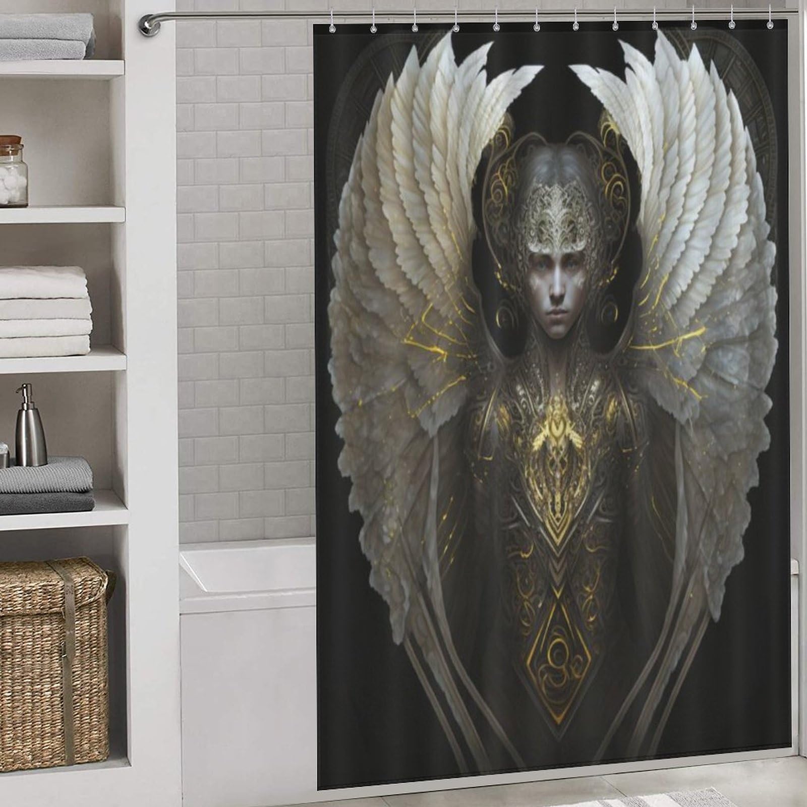 Rideau de douche mystique pour transformer le style de votre salle de bain