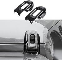 Vista 16 de RT-TCZ Cubierta de pestillo de capó, soportes exteriores de bloqueo de capó, accesorios de decoración de ABS para Jeep Wrangler JL JLU y Gladiator